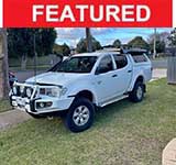 White 2012 Mitsubishi Triton manual For Sale