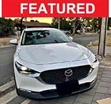 White 2021 Mazda CX-30 G20 evolve automatic low mileage For Sale